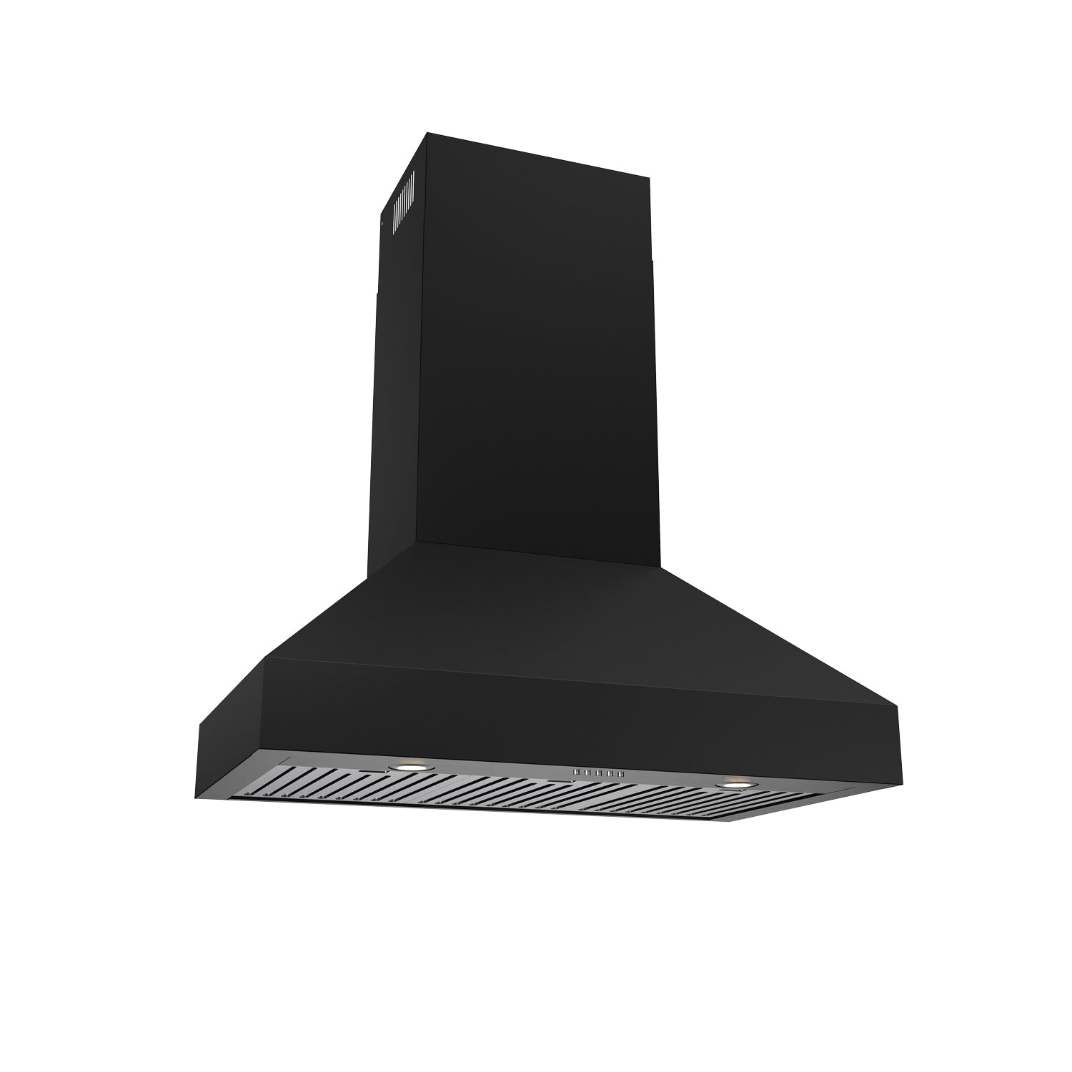 36 Professional Wall Mount Pyramid Range Hood in Black