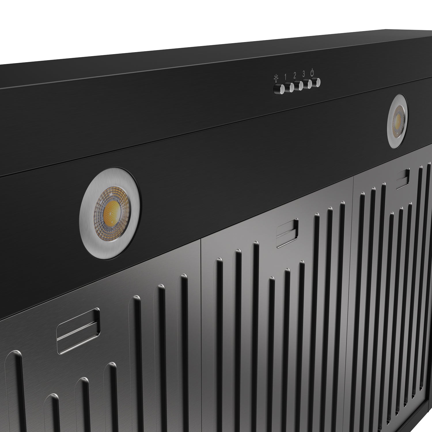 36 Professional Wall Mount Pyramid Range Hood in Black