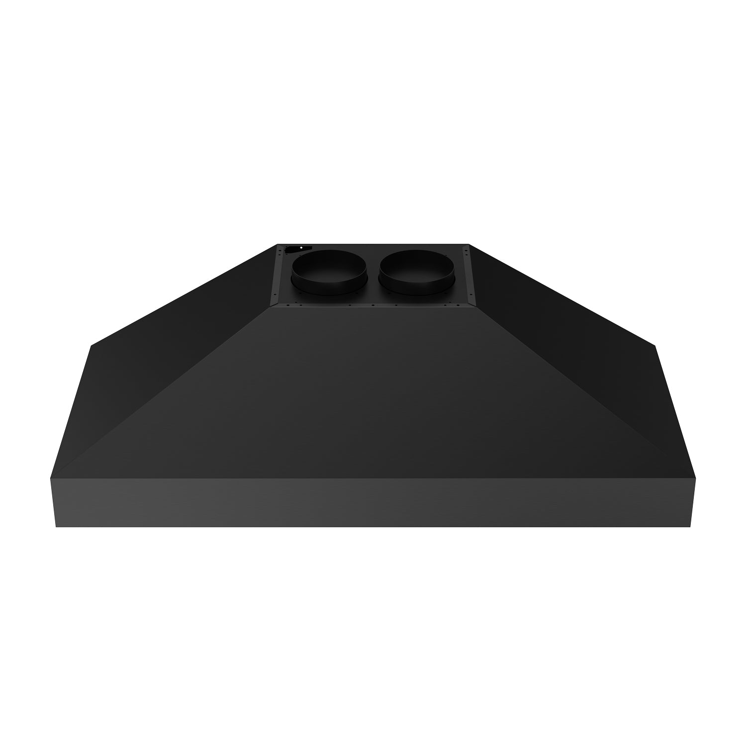 48" Professional Wall Mount Pyramid Range Hood in Black