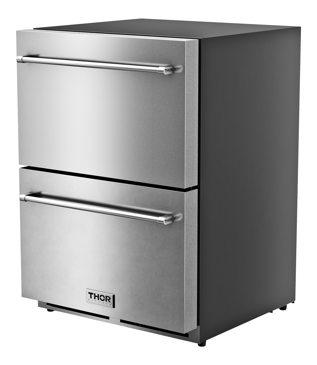 Thor Kitchen 24-Inch Indoor Outdoor Freezer Drawer – Model TRZ24U-R (Renewed)
