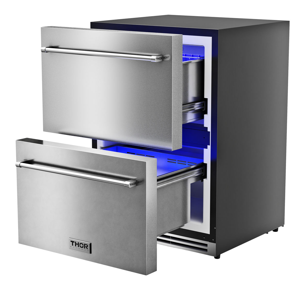 Thor Kitchen 24-Inch Indoor Outdoor Freezer Drawer – Model TRZ24U-R (Renewed)