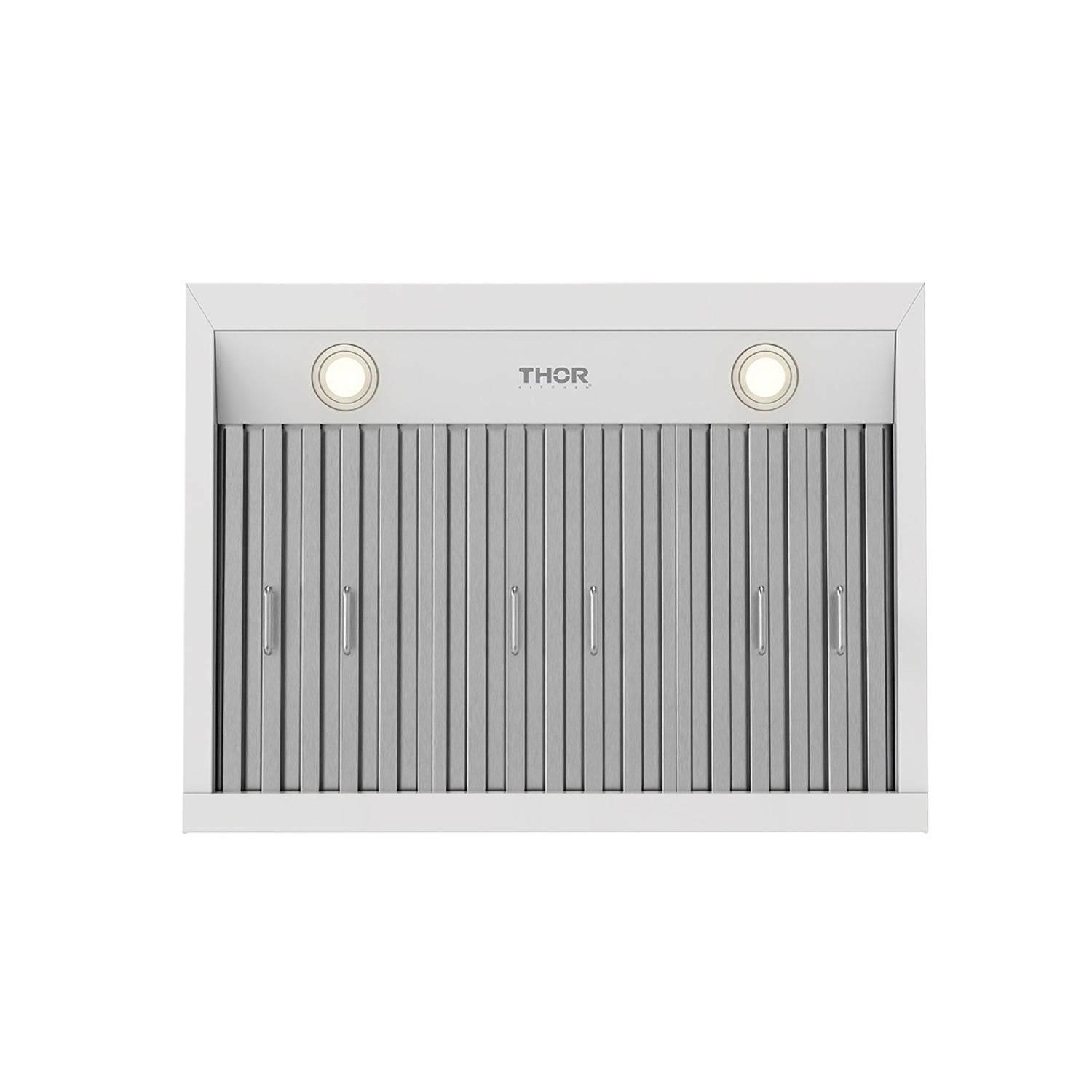 30 Inch Convertible Under Cabinet Hood 10 Inch Height, 480 CFM and Baffle Filters in White