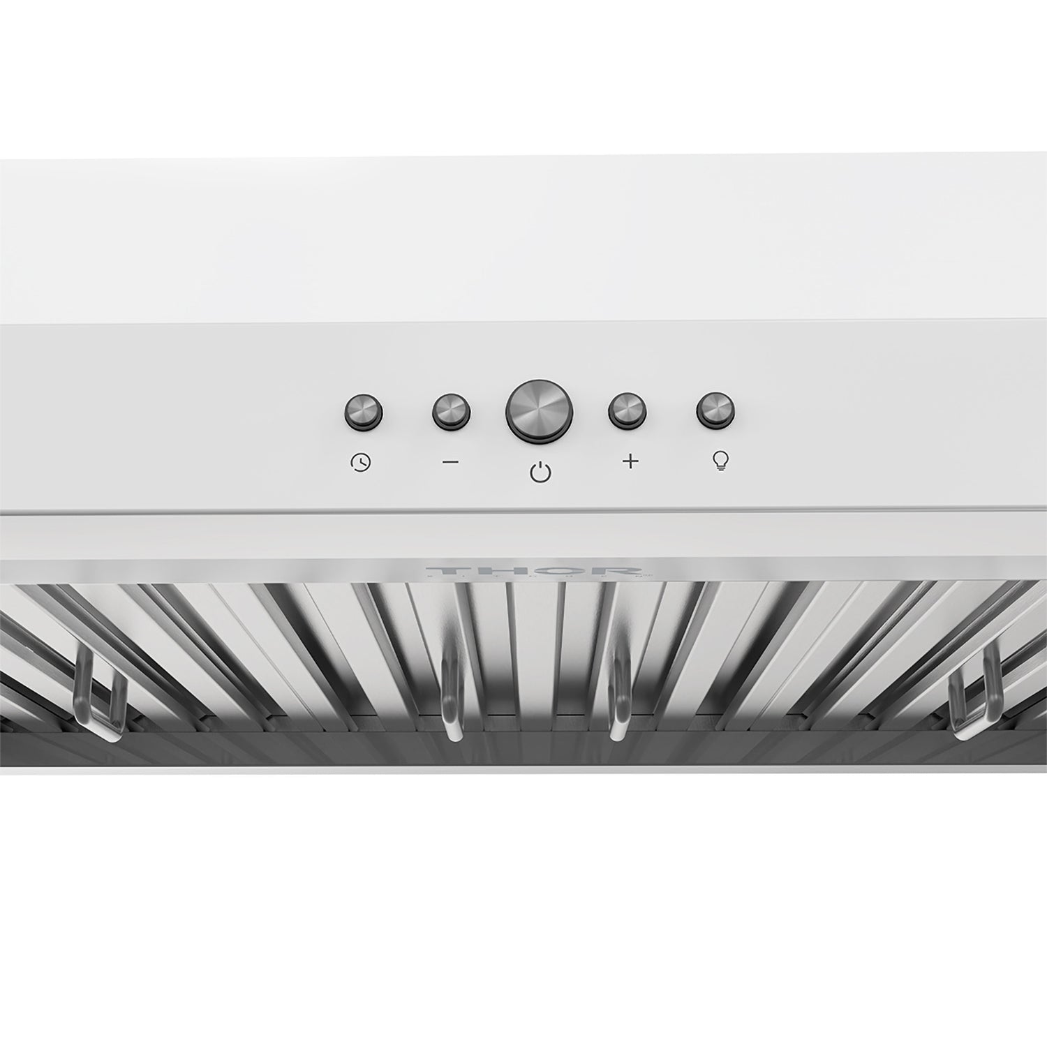 30 Inch Convertible Under Cabinet Hood 10 Inch Height, 480 CFM and Baffle Filters in White