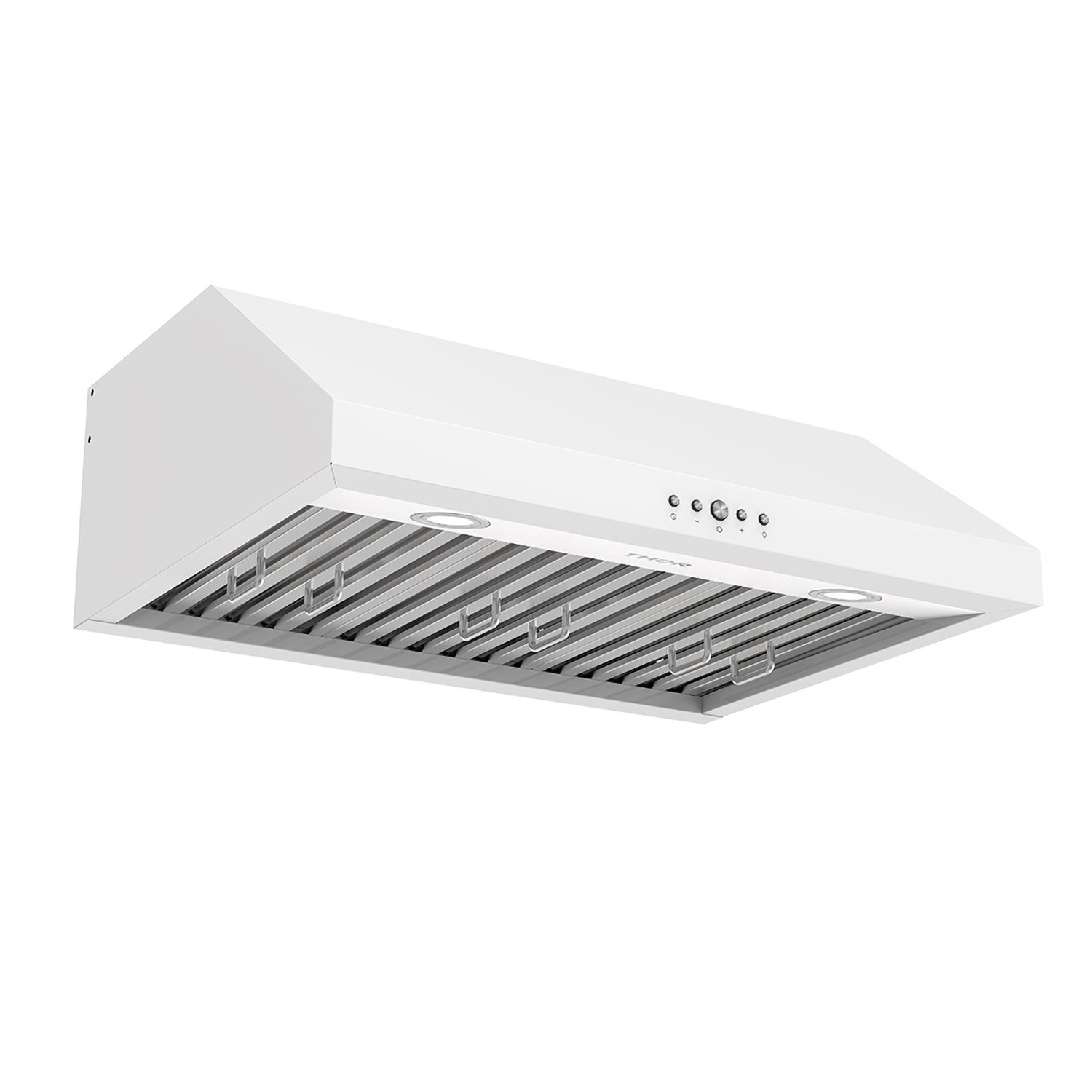 30 Inch Convertible Under Cabinet Hood 10 Inch Height, 480 CFM and Baffle Filters in White