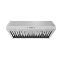 30 Inch Under Mounted Range Hood with 480 CFM