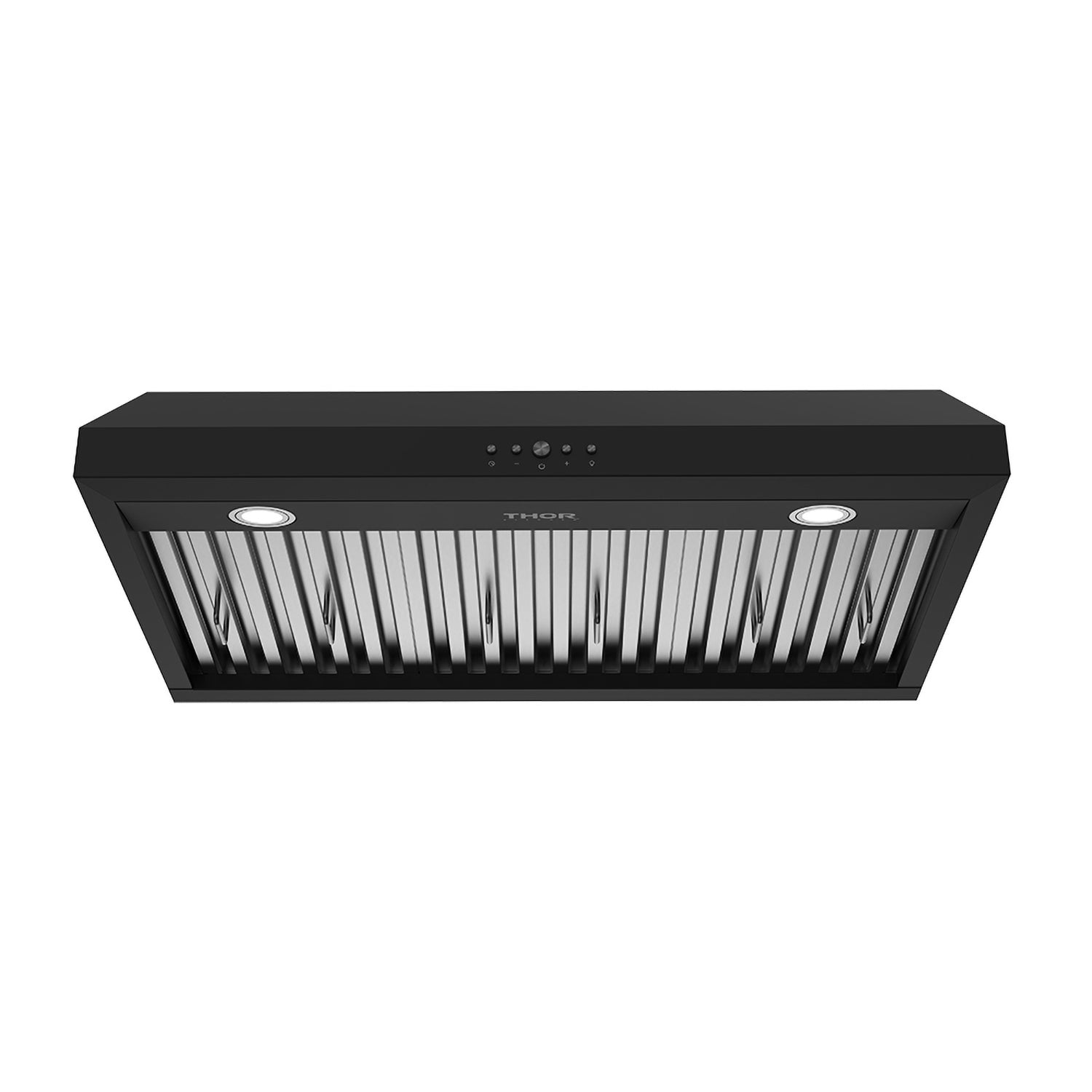 36 Inch Under Cabinet Range Hood with 480CFM – Black