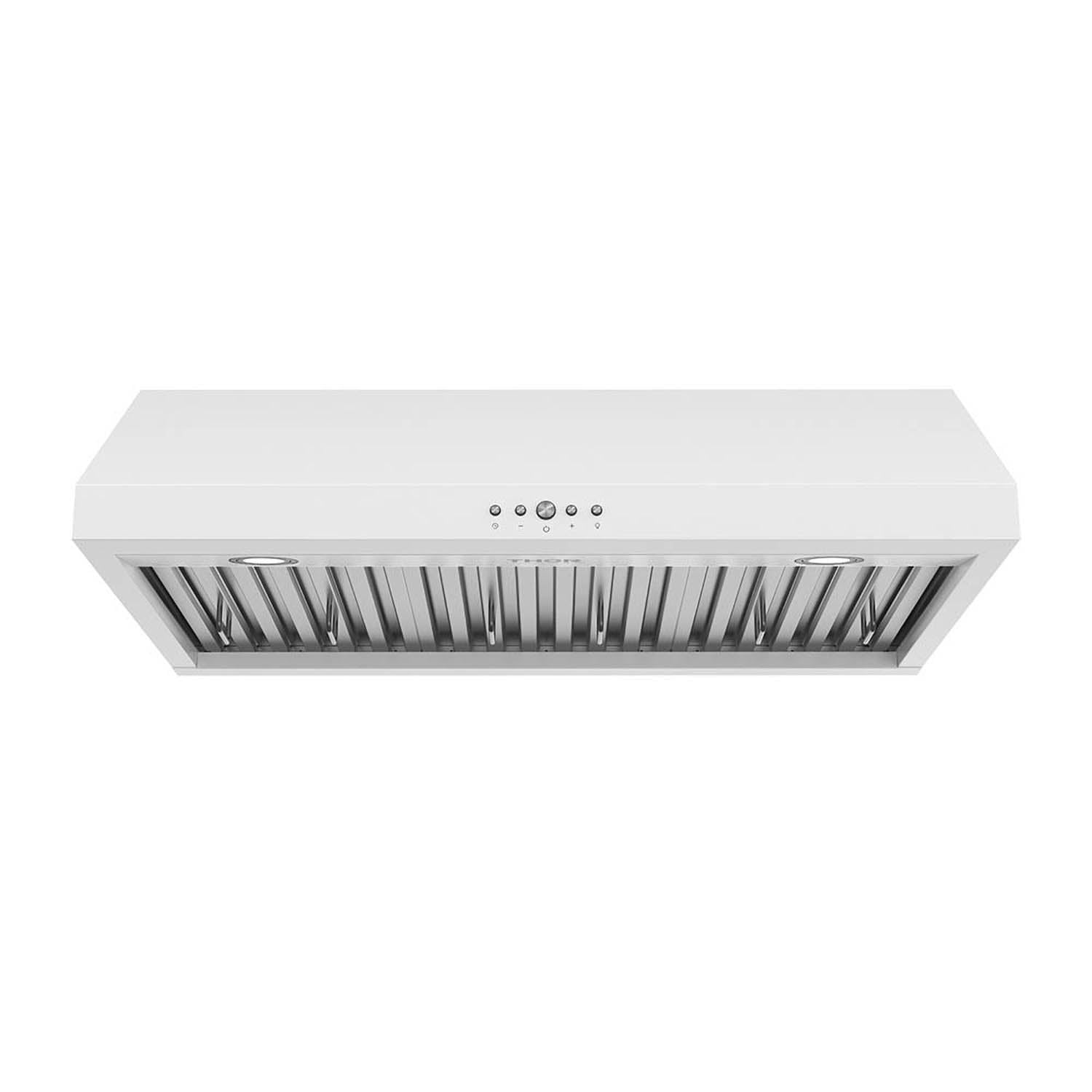 36 Inch Under Cabinet Range Hood with 480CFM – White