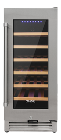 Thor Kitchen 15-Inch Single Zone Wine Cooler, 33 Wine Bottle Capacity (Discontinued)