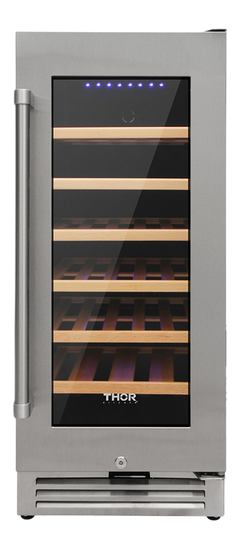 15 Inch Single Zone Wine Cooler, 33 Wine Bottle Capacity (Refurbished)