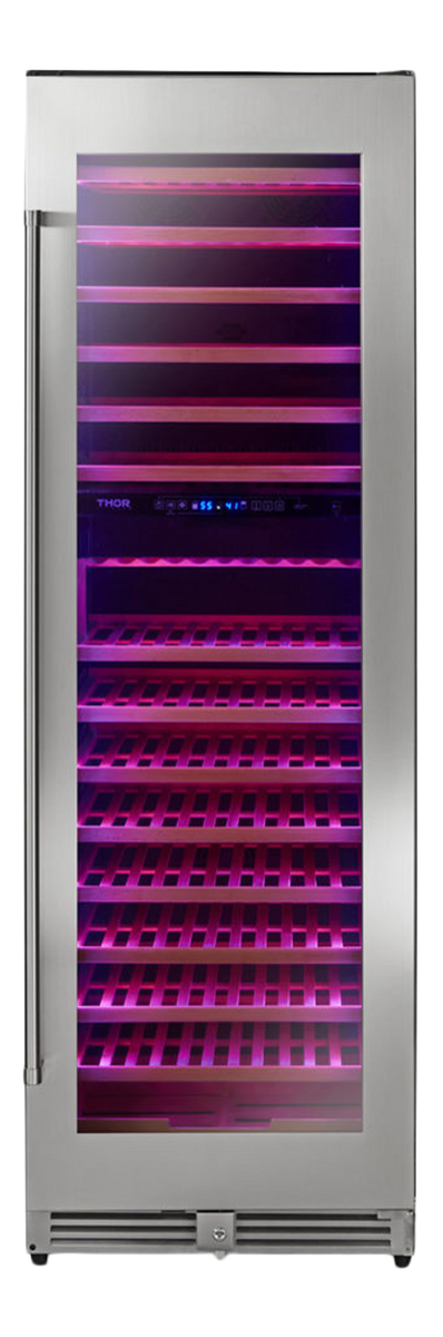 wine NewAir 29 Bottle Dual Zone Wine Fridge - Black Stainless