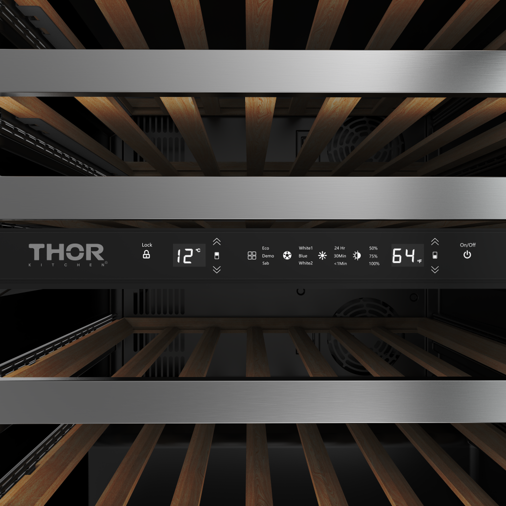 Thor Kitchen 24-Inch Undercounter Dual Zone Wine Cooler – Model TWC24UD