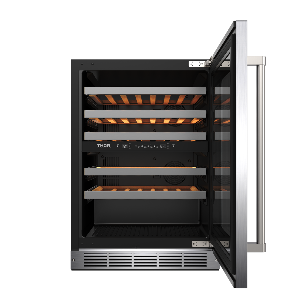 Buy 24 Inch Freestanding Dual Zone Wine Cooler, 46 Wine Bottle