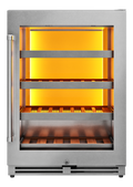 24 Inch Single Zone Wine Cooler, 45 Wine Bottle Capacity (Refurbished)