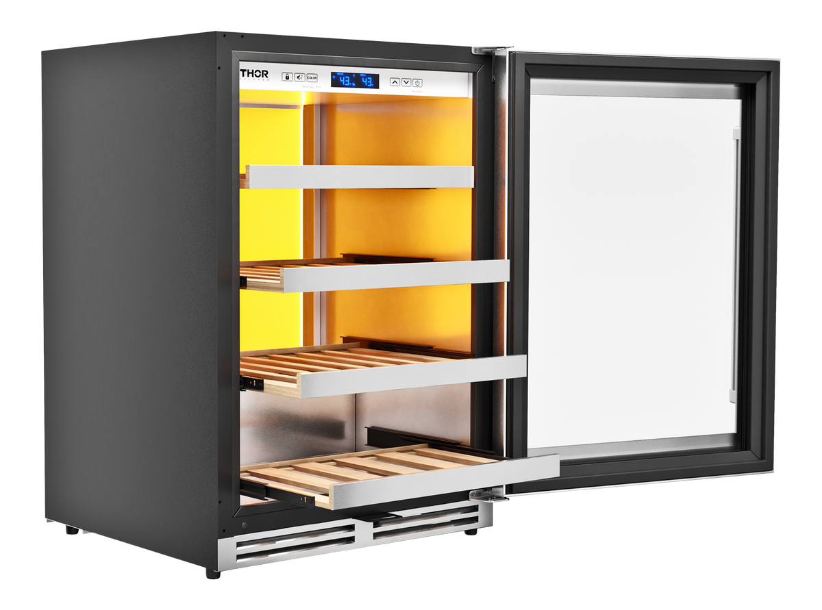 Buy 24-Inch Single Zone Wine Cooler, 45 Wine Bottle Capacity