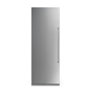 30 Inch Built-in Refrigerator Column, Stainless Steel Panel Ready