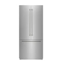 36 Inch French Door Built-In Stainless-Steel Panel-Ready Refrigerator