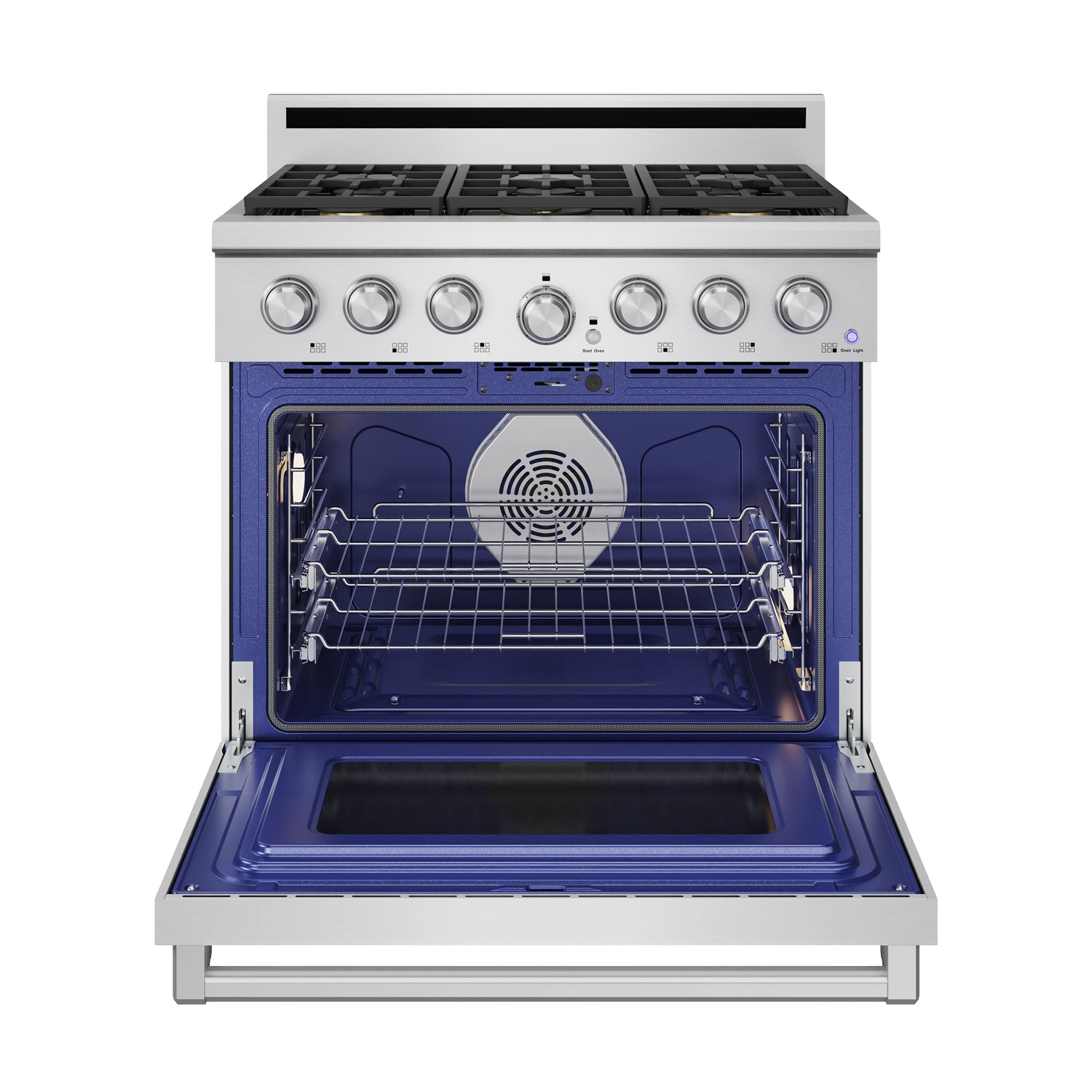 Buy 36-Inch Professional Gas Range with 22K BTU Italian Brass