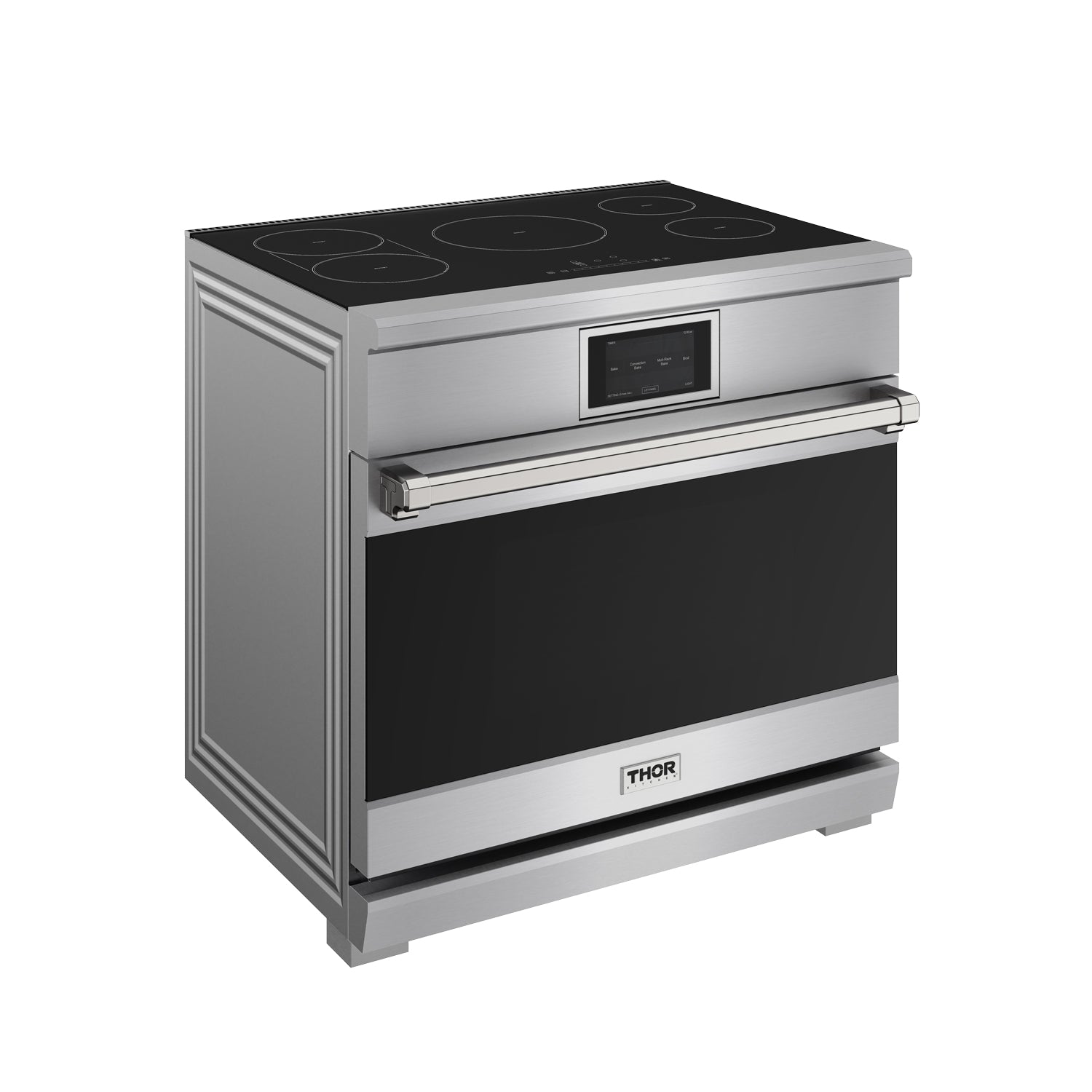 36 Inch Freestanding Stainless Steel Induction Range (XRI36E