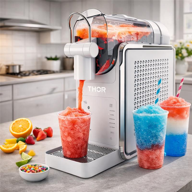 68oz 6-in-1 Slushie Machine | Frozen Drink & Smoothie Maker in White