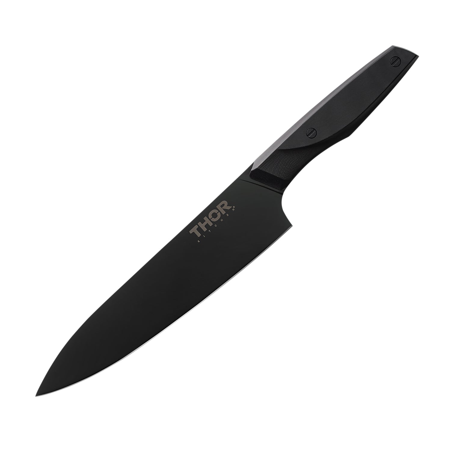 Black Titanium Coated German Steel Chef Knife 8 Inches